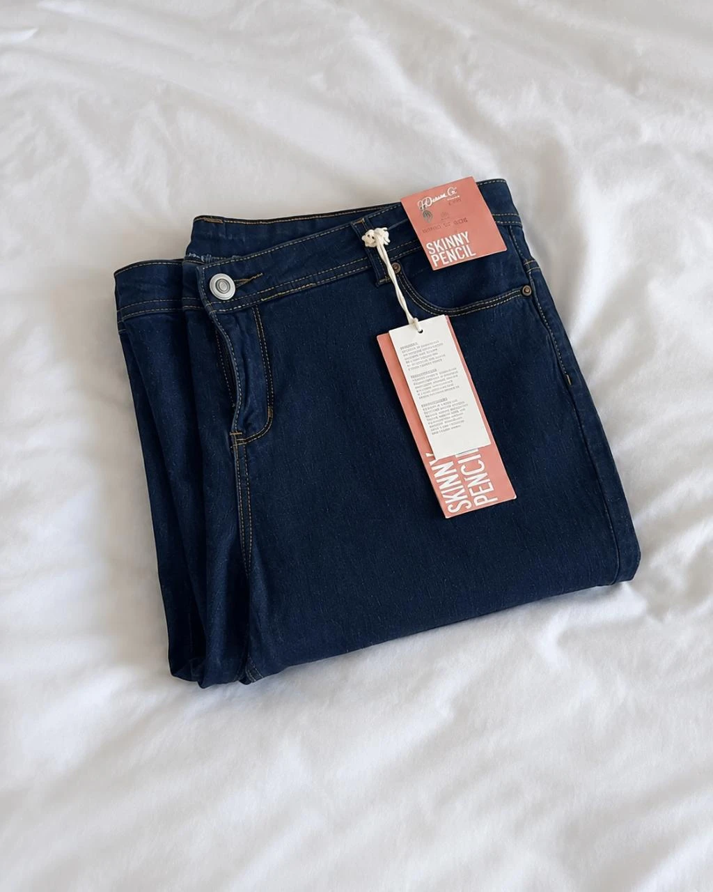 Jeans skinny azul escuro Denim Co Skinny Pencil Tamanho 48 / Novos – photo 3